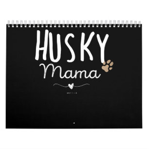 Dog Womens Husky Mama Husky Mom Gifts Dog Lover Calendar