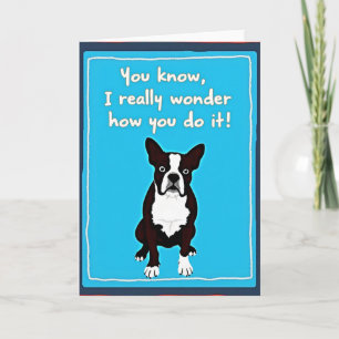 Dog Wonder Mothers Day Card