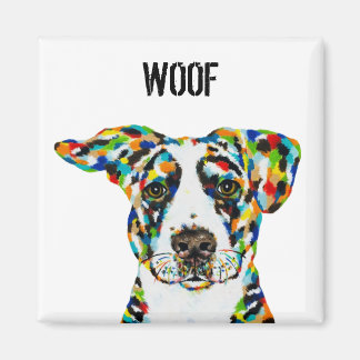 Dog Woof Magnet