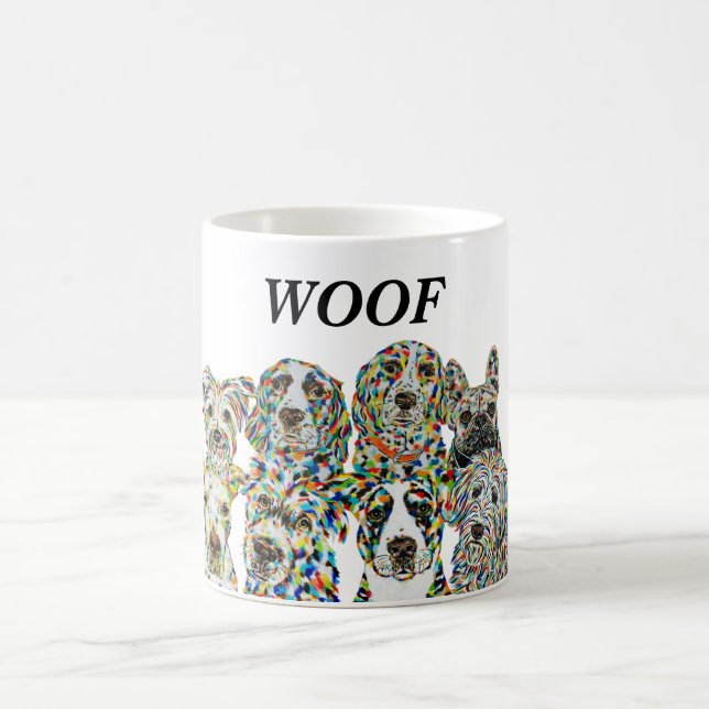 Dog Woof Mug (Center)
