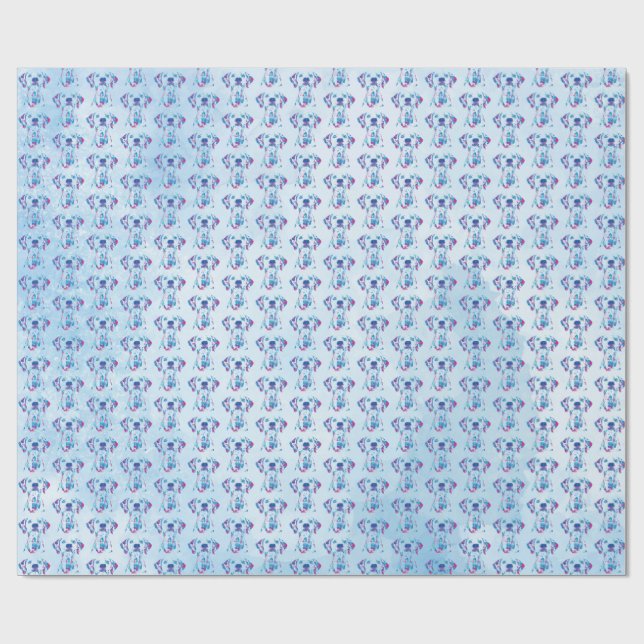 Dog Wrapping Paper (Flat)