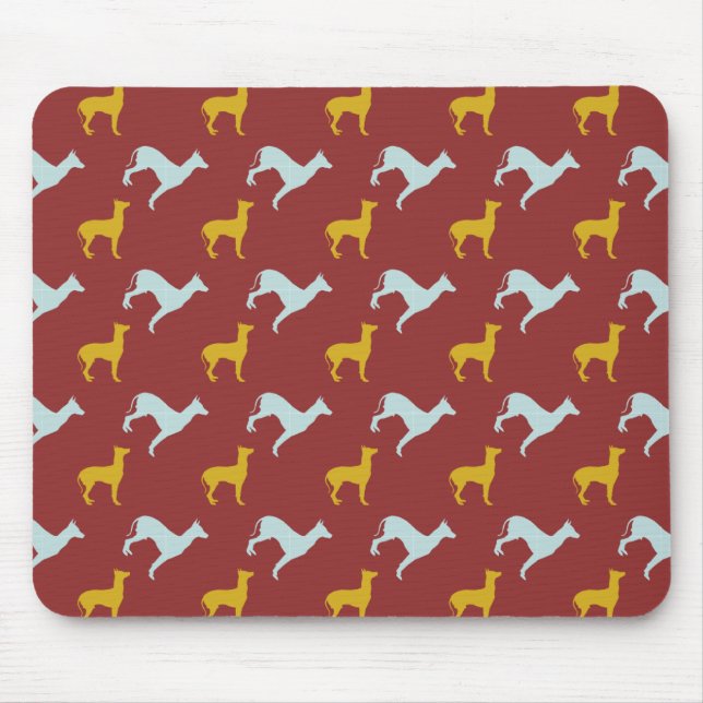Dog Year 2018 Dogs Pattern mousepad (Front)