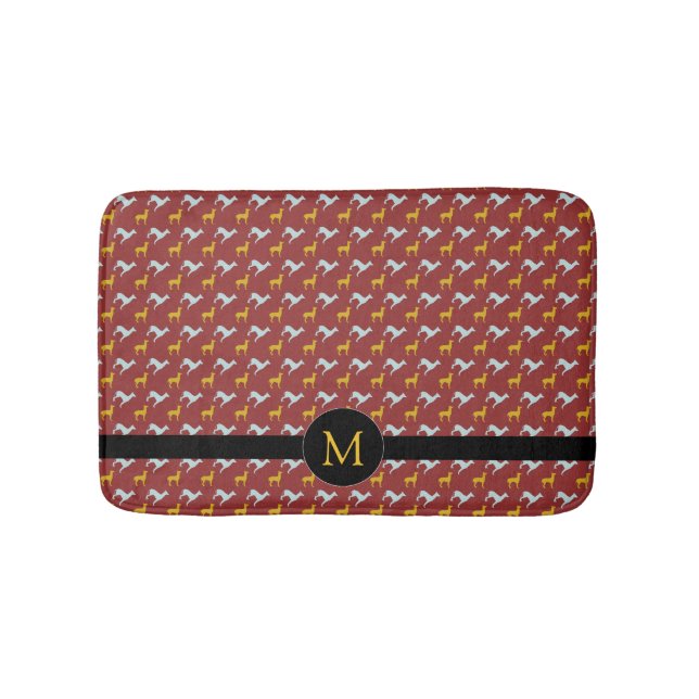 Dog Year 2018 Zodiac Birthday Monogram B Mat (Front)