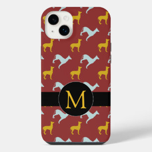 Dog Year Zodiac Birthday Monogram iPC iPhone Case