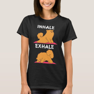 Dog Yoga Funny Dog Pup In Yoga Positions Sports T-Shirt