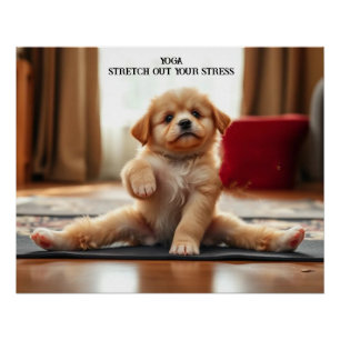 Dog Yoga Poster