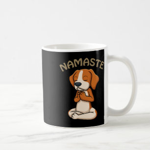 Dog Yoga Shirt Funny Puppy Lovers Yoga Gift Namast Coffee Mug
