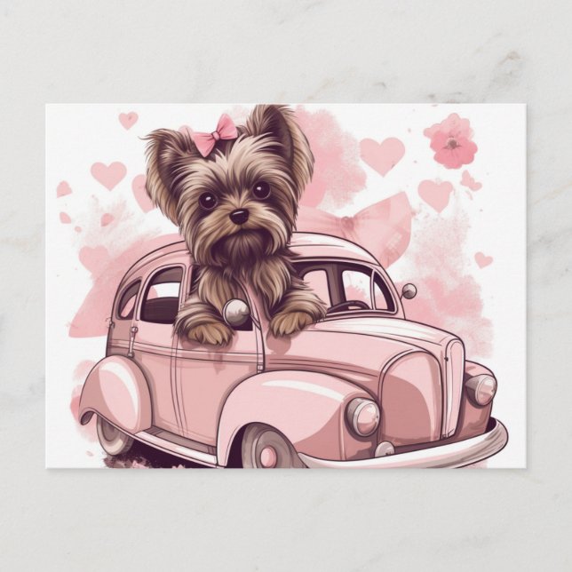 Dog Yorkshire Postcards (Front)