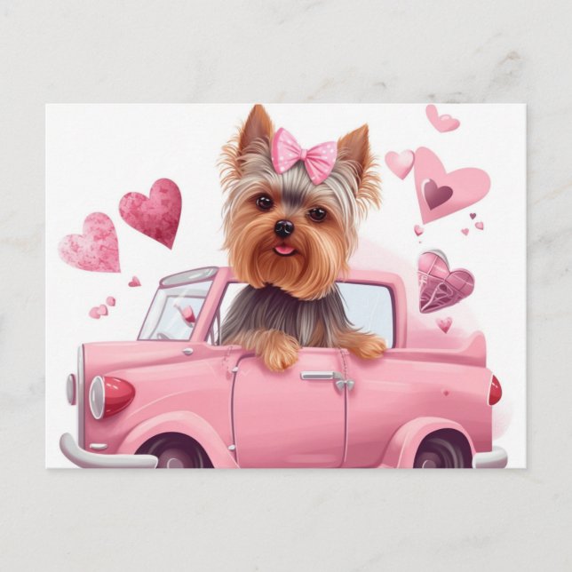 Dog Yorkshire Postcards (Front)