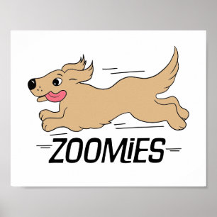Dog Zoomies Poster