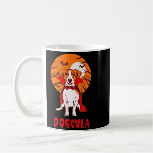 Dogcula Dog Pun Funny Halloween Coffee Mug