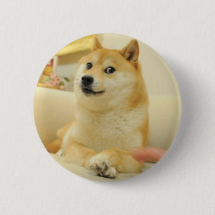 Doge 6 Cm Round Badge