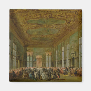 Doge Alvise Mocenigo IV Giving a Banquet Magnet