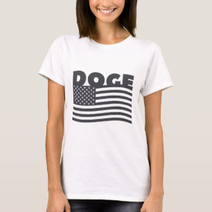 Doge American Patriotic Trump Efficiency T-Shirt