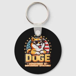 Doge D.o.g.e. Department Of Government Efficiency Key Ring