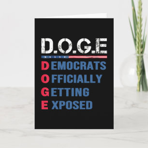Doge D.o.g.e Department Of Government Efficiency M Card