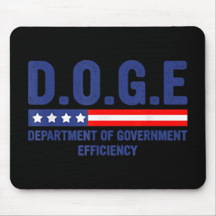 Doge D.o.g.e. Department Of Government Efficiency Mouse Pad