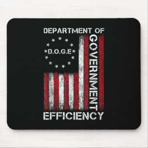 Doge D.o.g.e. Department Of Government Efficiency Mouse Pad