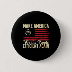 Doge D.o.g.e Make America Efficient Again Trump 20 6 Cm Round Badge