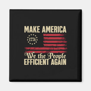 Doge D.o.g.e Make America Efficient Again Trump 20 Magnet
