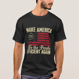 Doge D.o.g.e Make America Efficient Again Trump 20 T-Shirt