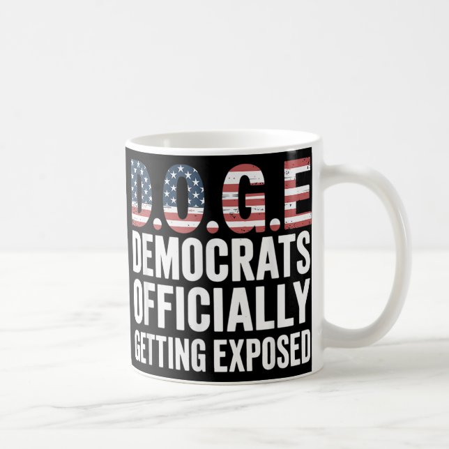 Doge Democrats Officially Getting Exposed _1  Coffee Mug (Right)