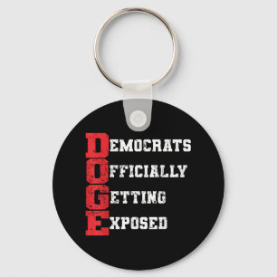 Doge Democrats Officially Getting Exposed _2 Key Ring