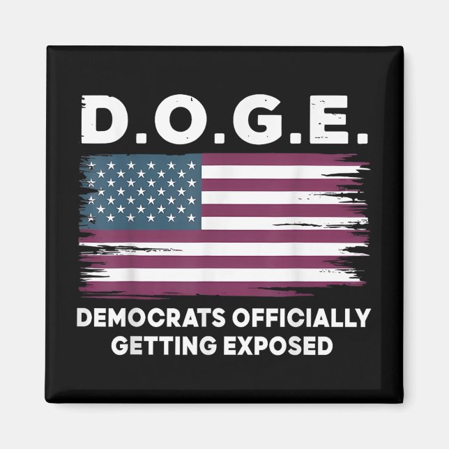 Doge Democrats Officially Getting Exposed _3  Magnet (Front)