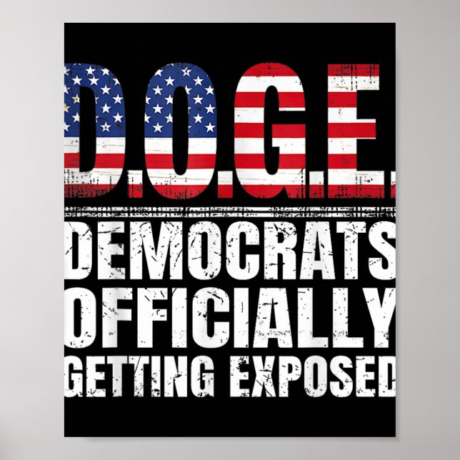 Doge Democrats Officially Getting Exposed _4  Poster (Front)