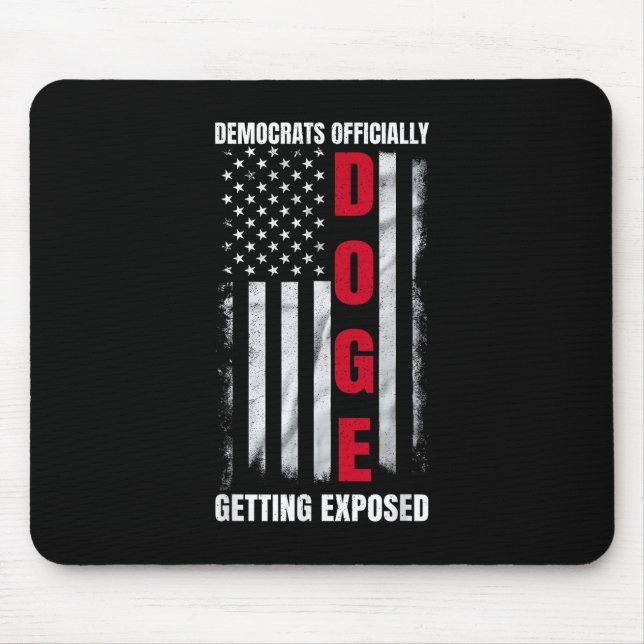 Doge Democrats Officially Getting Exposed _5  Mouse Pad (Front)