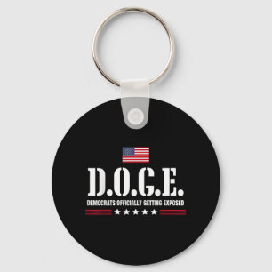 Doge Democrats Officially Getting Exposed _6  Key Ring