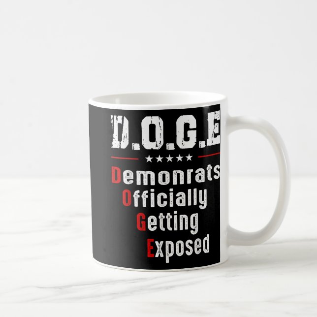 Doge Democrats Officially Getting Exposed  Coffee Mug (Right)