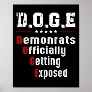 Doge Democrats Officially Getting Exposed  Poster