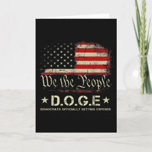 Doge Democrats Officially Getting Exposed Trump 20 Card