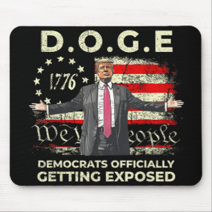 Doge Democrats Officially Getting Exposed Trump 20 Mouse Pad