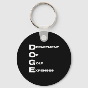 Doge Department Of Golf Expenses Trump Hypocrite D Key Ring
