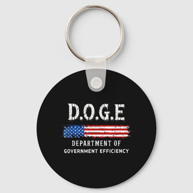 Doge Department Of Government Efficiency  Key Ring (Front)