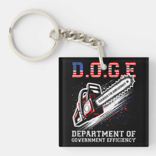 DOGE Department Of Government Efficiency Key Ring