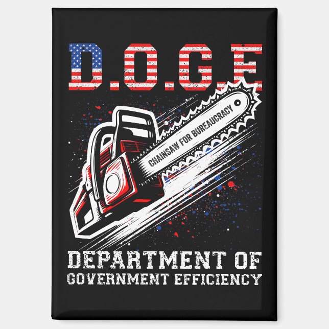 DOGE Department Of Government Efficiency Magnet (Front)