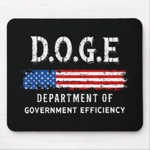 Doge Department Of Government Efficiency Mouse Pad