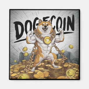 Doge Dog Magnet