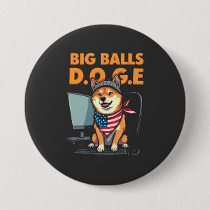 Doge epartment of government Efficiency 7.5 Cm Round Badge