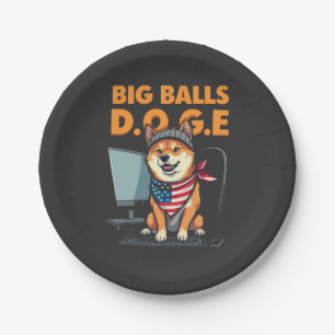 Doge epartment of government Efficiency Paper Plate