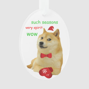 Doge Holiday Ornament