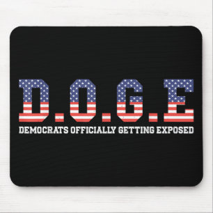 Doge Meme Democrats Officially Getting Exposed Usa Mouse Pad