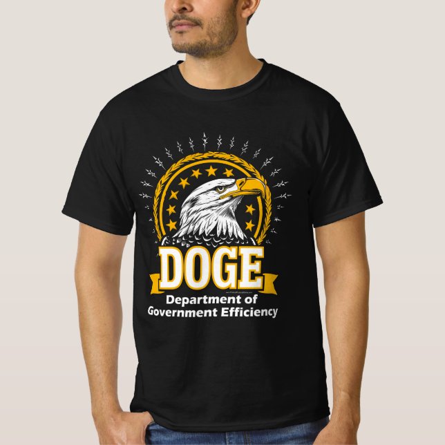 DOGE President Donald Trump 47th Funny Meme Quote T-Shirt (Front)