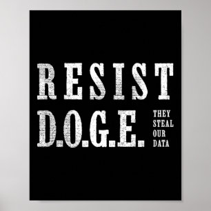 Doge Resist D.o.g.e.  Poster