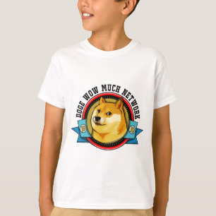 Doge Shibe Wow Much Network Emblem T-Shirt
