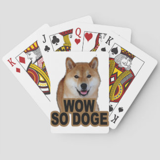 Doge T-Shirt.png Playing Cards