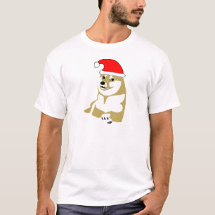 doge wow meme very xmas such hat many santa T-Shirt
